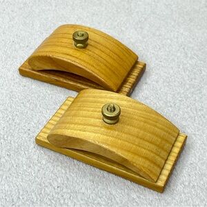 Vintage Wooden Quilt/Art Hang Ups Clips-Set of 2-Cottagecore-Country-Traditional